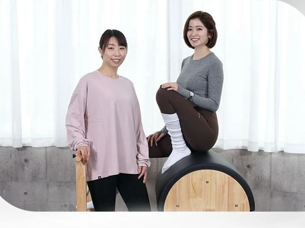 スタジオを運営するインストラクター2名